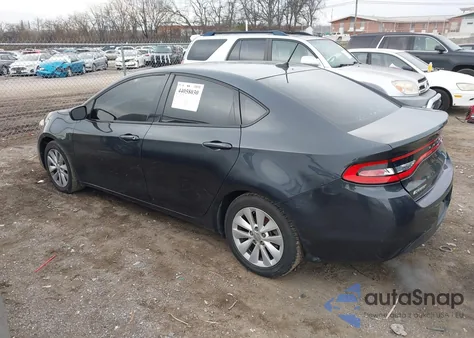 2014 Dodge Dart Sxt from USA, damaged, VIN 1C3CDFBBXED822182